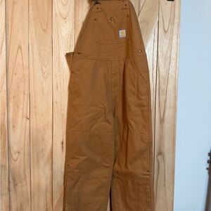 Carhartt Brown Overalls- Kids sz 12